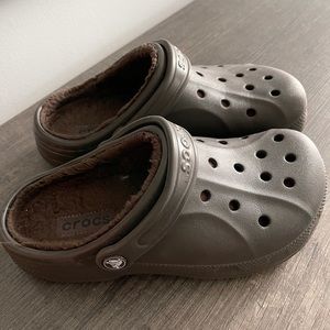 Brown lined Women’s Crocs